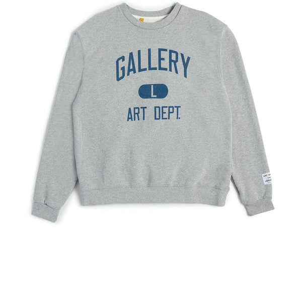GALLERY DEPT. L CREWNECK sweatshirt met HEATHER GREY SS23