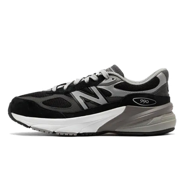 NEW BALANCE 990V6 MADE IN THE USA BLACK GREY WHITE (WOMENS)