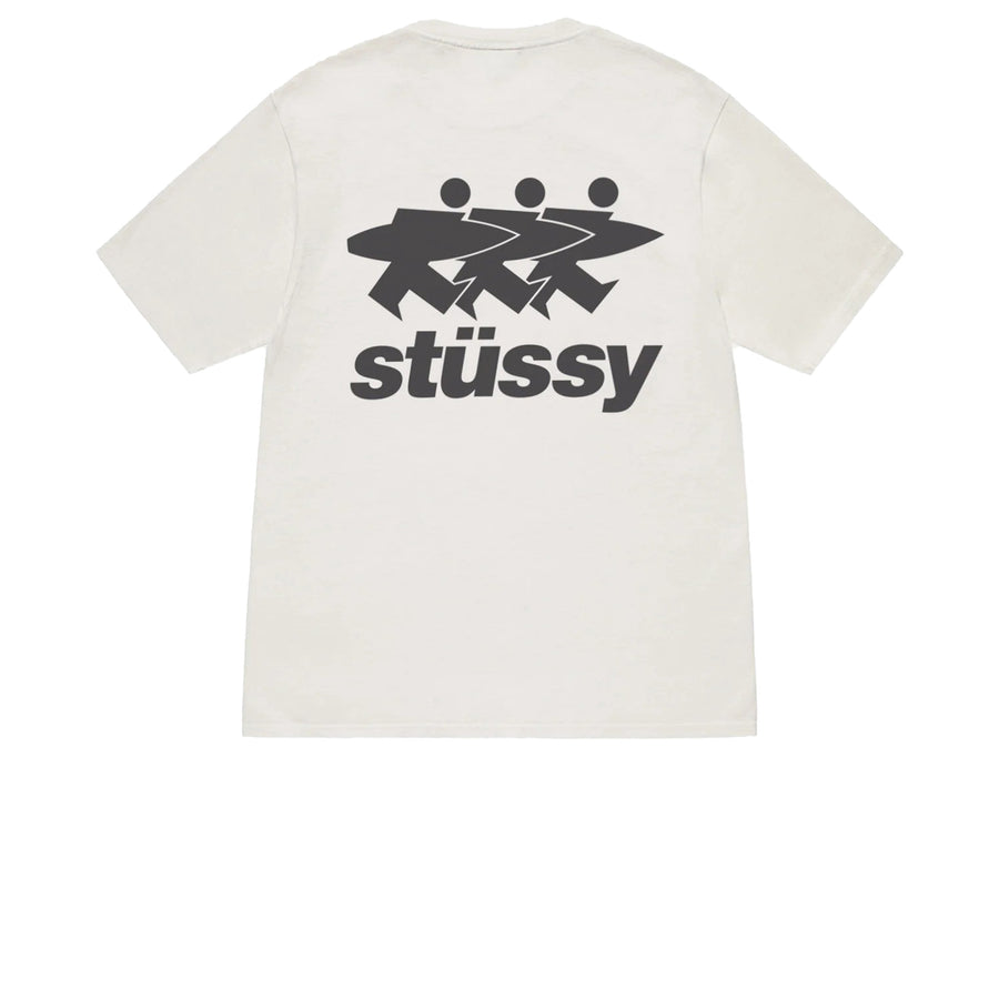 STUSSY SURFWALK TEE PIGMENT DYED NATURAL
