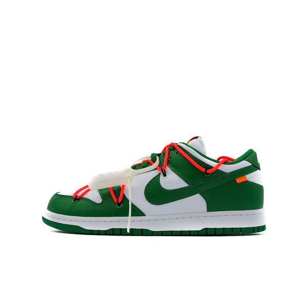 OFF-WHITE X nike silver DUNK LOW PINE GREEN 2019