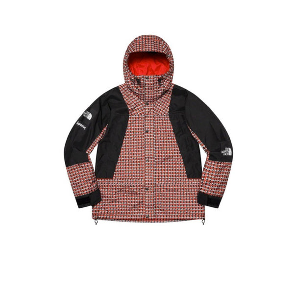 SUPREME X THE NORTH FACE STUDDED MOUNTAIN LIGHT jacket wash RED SS21