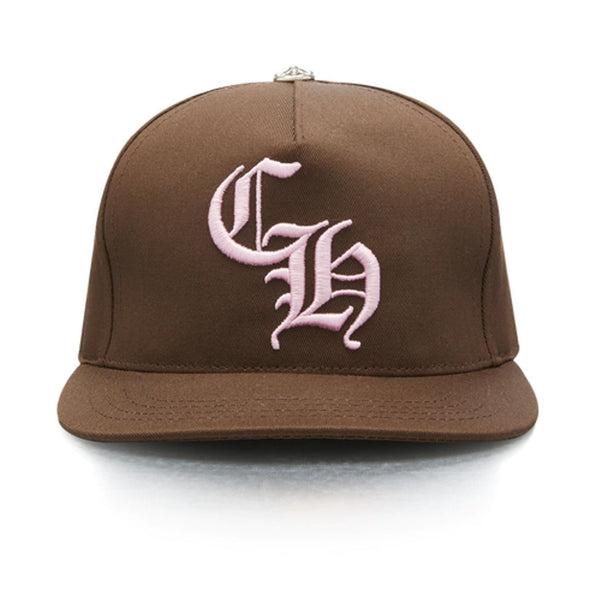 CHROME HEARTS CH BASEBALL HAT BROWN PINK SS22