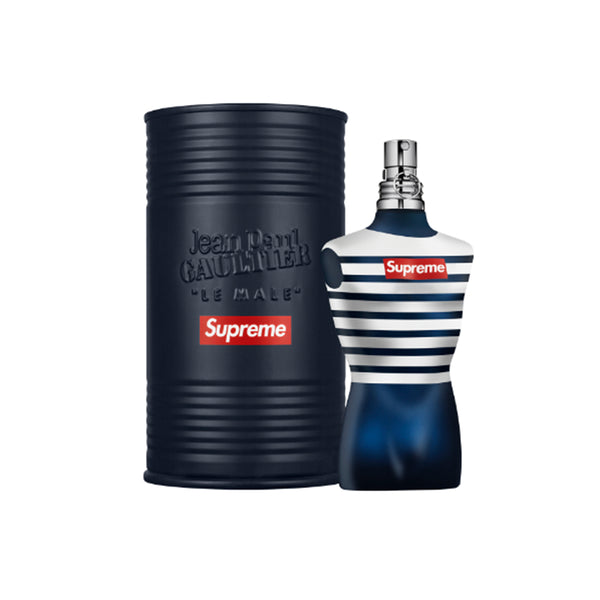 JEAN PAUL GAULTIER X SUPREME IN THE NAVY COLOGNE SS19