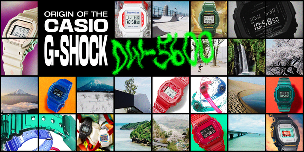 Origin of the Casio G-Shock DW-5600