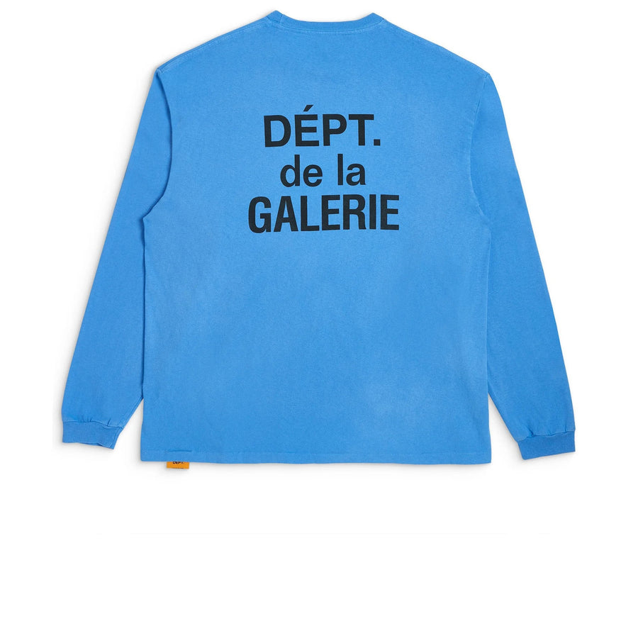 GALLERY DEPT. DE LA GALERIE L/S POCKET TEE BLUE