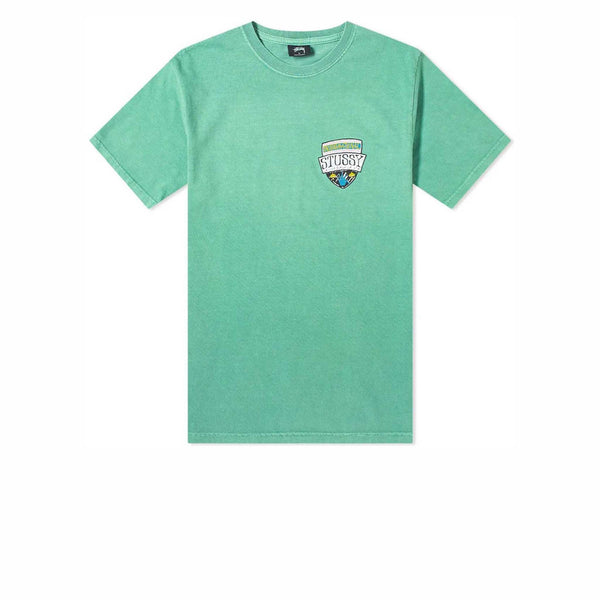 STUSSY ASSOCIATION PIGMENT DYED TEE MOSS