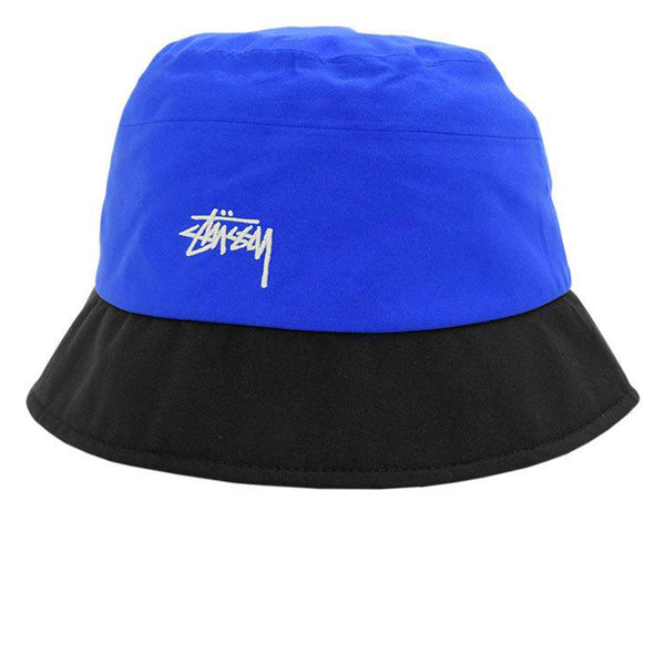 STUSSY OUTDOOR PANEL BUCKET HAT BLUE