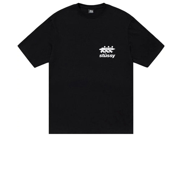 STUSSY SURFWALK TEE BLACK