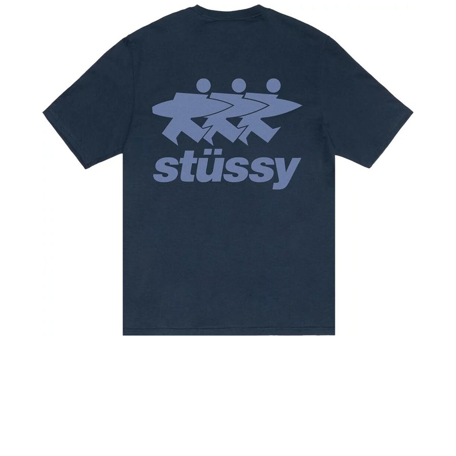 STUSSY SURFWALK TEE NAVY