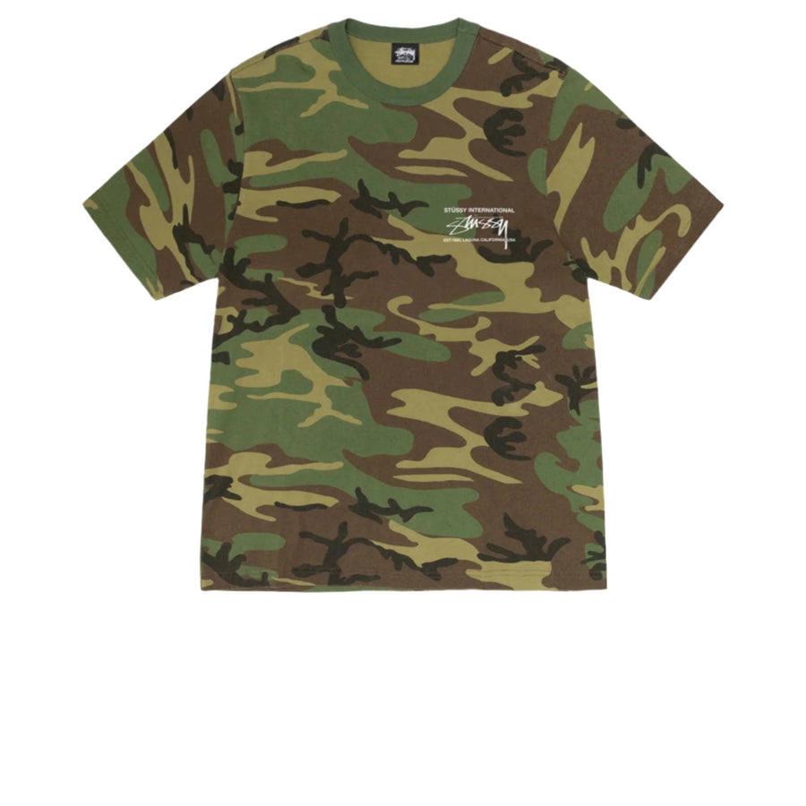 STUSSY SMOOTH INTERNATIONAL TEE CAMO