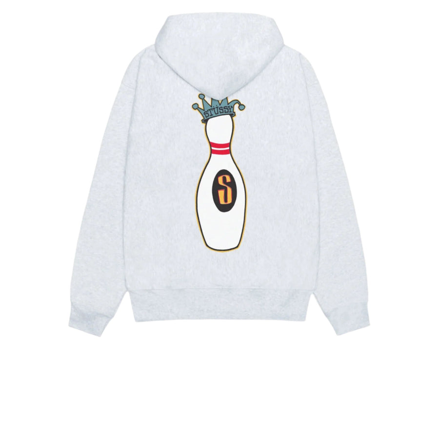 STUSSY KINGPIN HOODIE ASH HEATHER