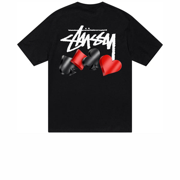 STUSSY SUITS TEE BLACK