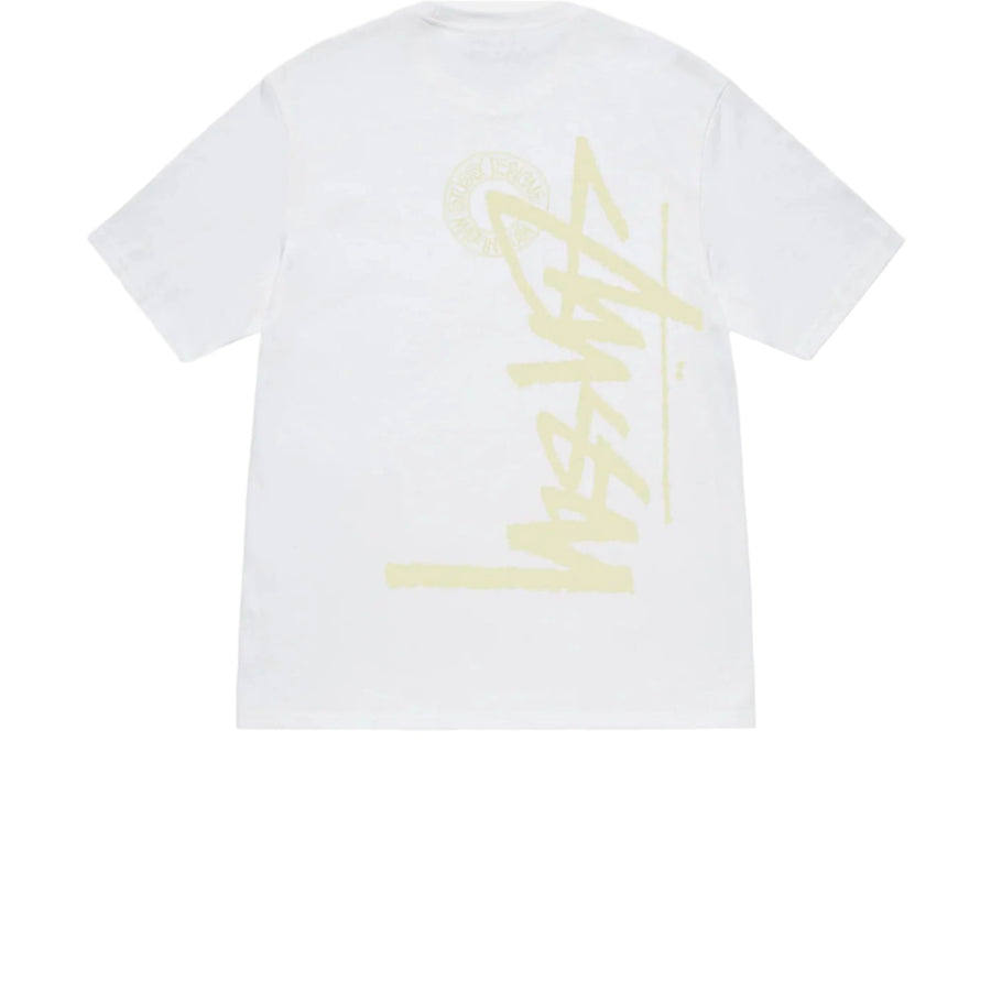 STUSSY BUANA STOCK TEE WHITE