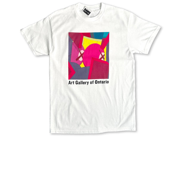 KAWS X ART GALLERY OF ONTARIO BAM TEE WHITE