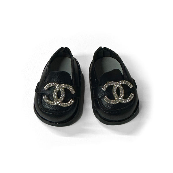 LABUBU LOAFERS BLACK SILVER (FOR 17CM LABUBU)