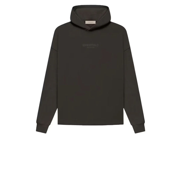 FEAR OF GOD ESSENTIALS RELAXED HOODIE OFF BLACK FW22
