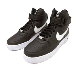 Nike air force 1 black and white outlet high