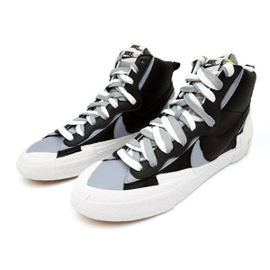 NIKE BLAZER MID SACAI BLACK GREY Stay Fresh