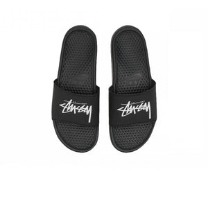 Stussy × Nike Benassi Slide \"Off Noir\" Nike Benassi Stussy Off Noir Men's - CW2787-001 - US