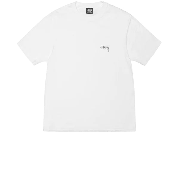 STUSSY SMOOTH STOCK PIGMENT DYED TEE NATURAL