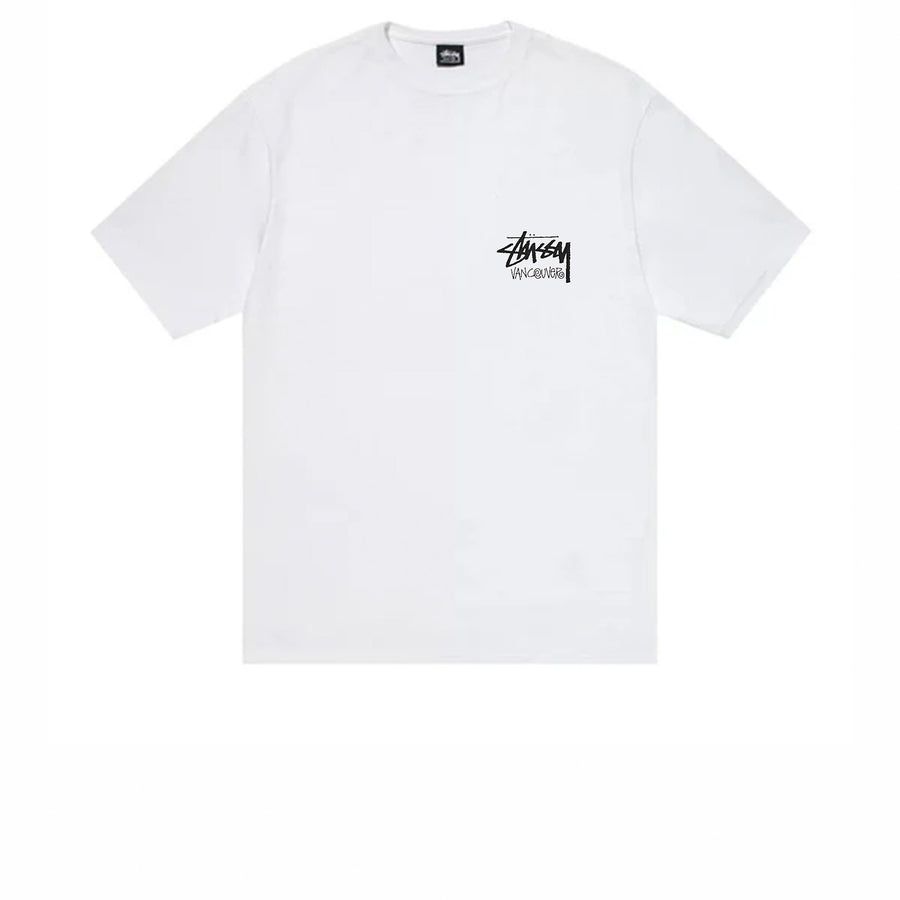 STUSSY STOCK VANCOUVER TEE WHITE