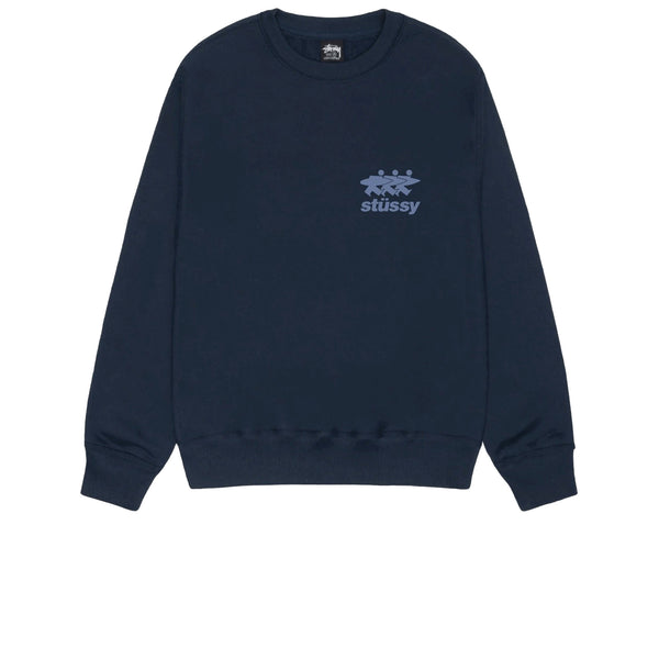 STUSSY SURFWALK CREW NAVY