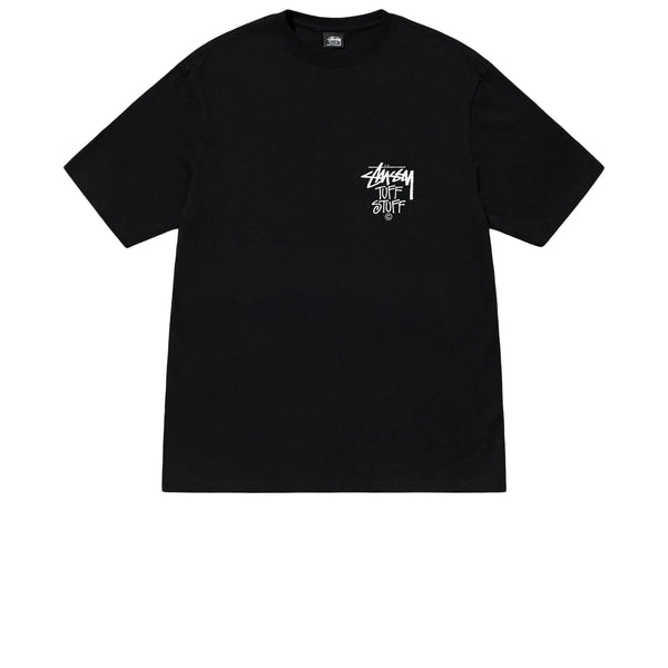 STUSSY TUFF STUFF TEE BLACK