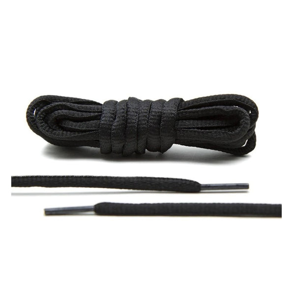 LACE LAB THIN OVAL LACES 54 INCH BLACK