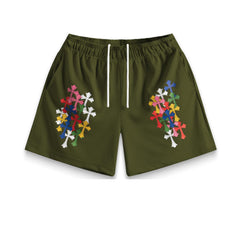 PRE-ORDER BRAVEST STUDIOS MELROSE CROSS SHORTS OLIVE - Stay Fresh