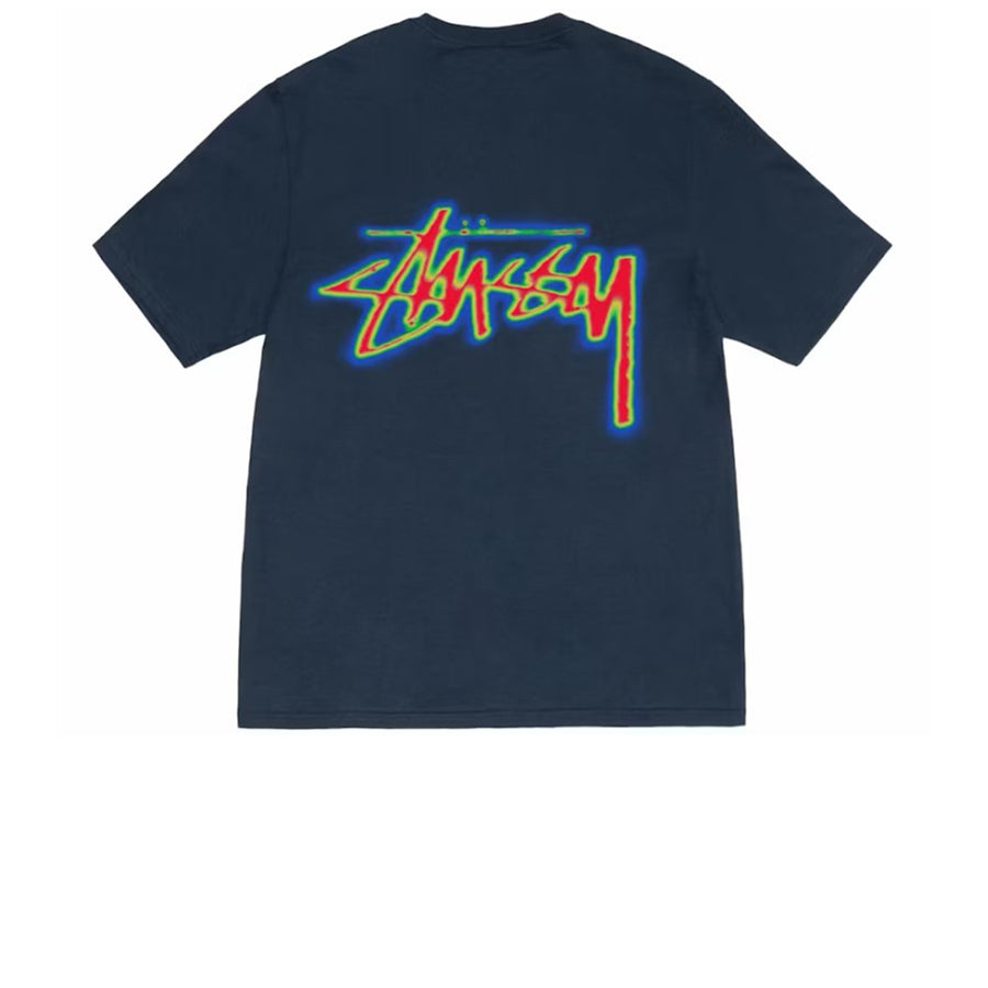 STUSSY THERMAL STOCK TEE NAVY