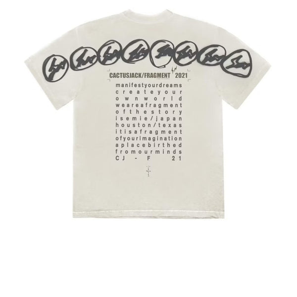 Jordan x Travis Scott x Fragment Mens Short Sleeve T-Shirt Size:SX