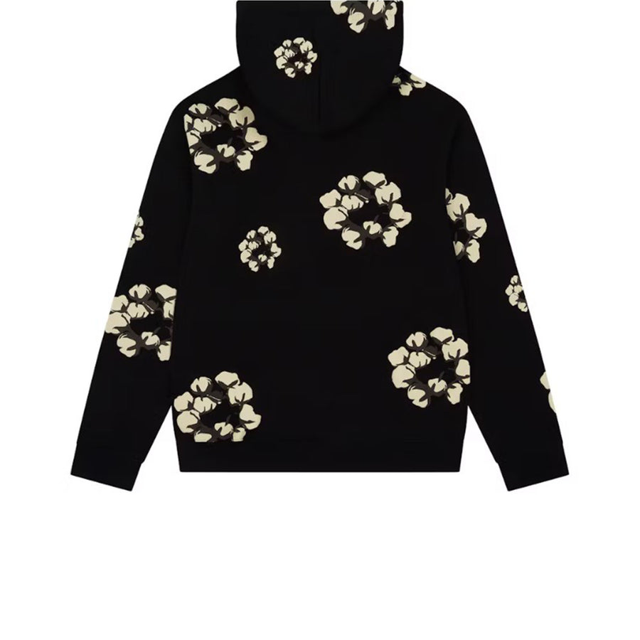 DENIM TEARS X CPFM CACTUS TEARS WREATH HOODIE BLACK FW24