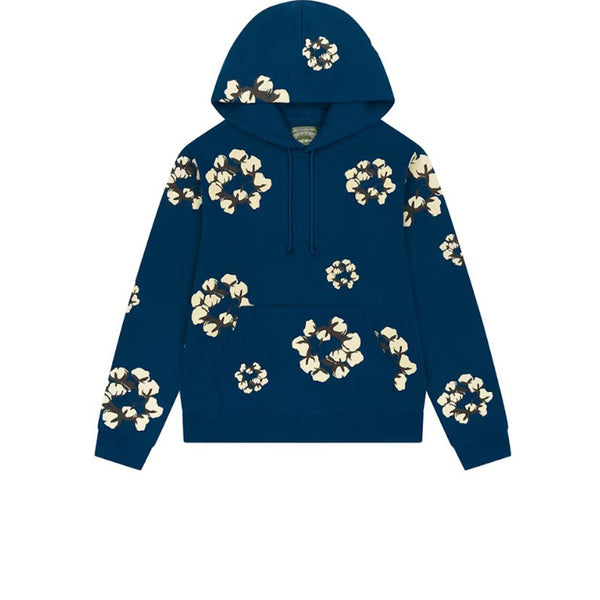 DENIM TEARS X CPFM CACTUS TEARS WREATH HOODIE NAVY FW24