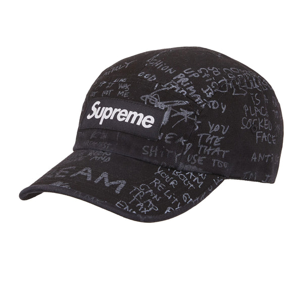 Supreme Gonz Poems Camp Cap Black-