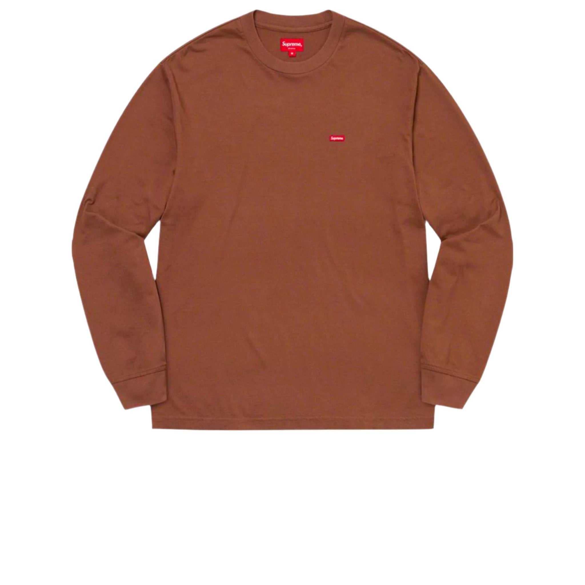 Supreme Small Box Logo Tee Brown 『Ｍ』 SUPREME SMALL BOX L/S TEE BROWN SS22 - Stay Fresh