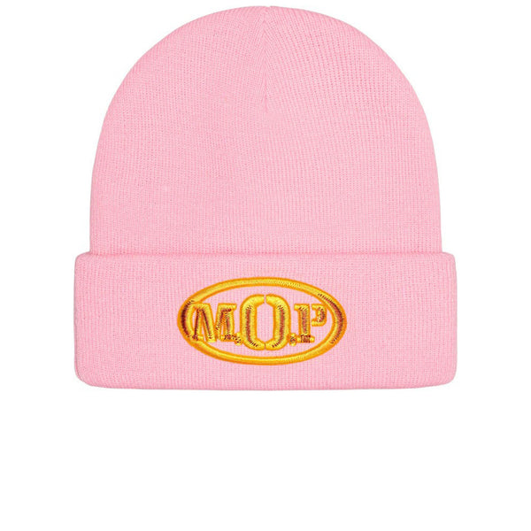 SUPREME M.O.P. BEANIE LIGHT PINK FW24