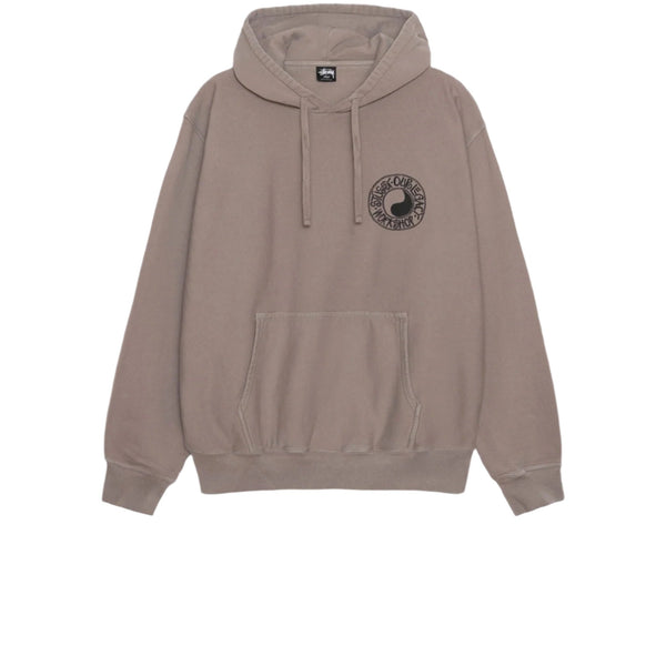 STUSSY X OUR LEGACY WORK SHOP BUANA PIGMENT DYED HOODIE TAUPE