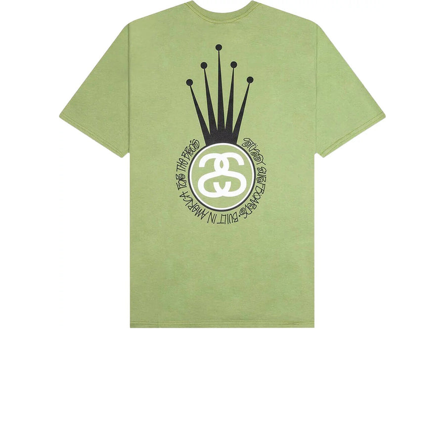 STUSSY CROWN LINK TEE MOSS