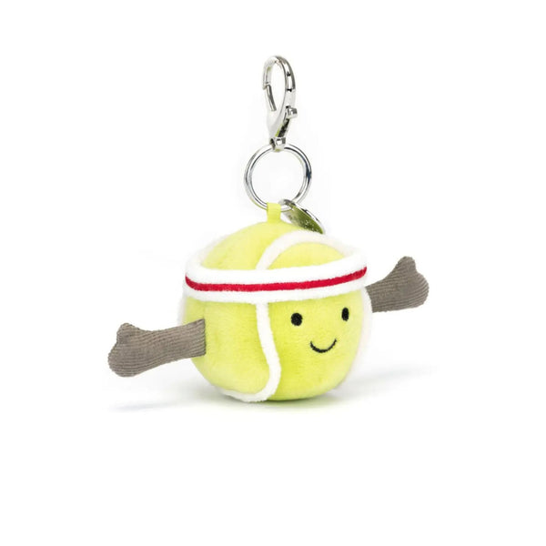 JELLYCAT AMUSEABLES SPORTS TENNIS BAG CHARM