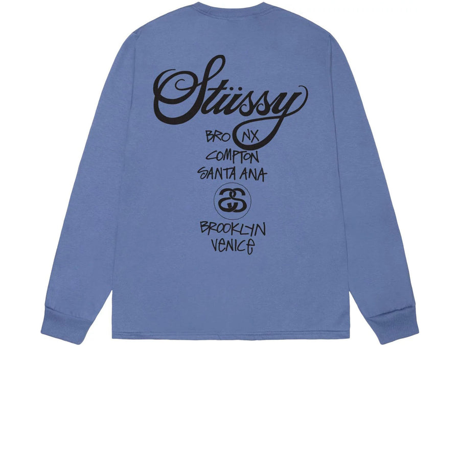 STUSSY WORLD TOUR LS TEE STORM