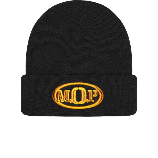 SUPREME M.O.P. BEANIE BLACK FW24