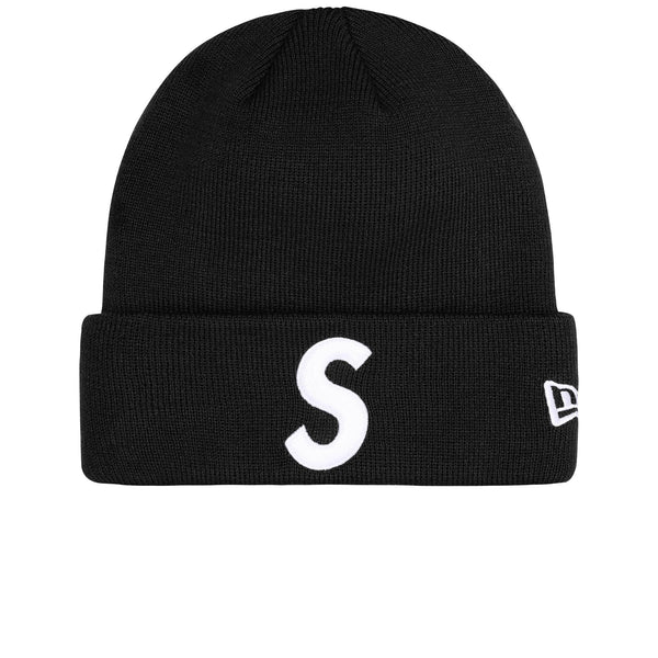 SUPREME NEW ERA S LOGO BEANIE BLACK FW24