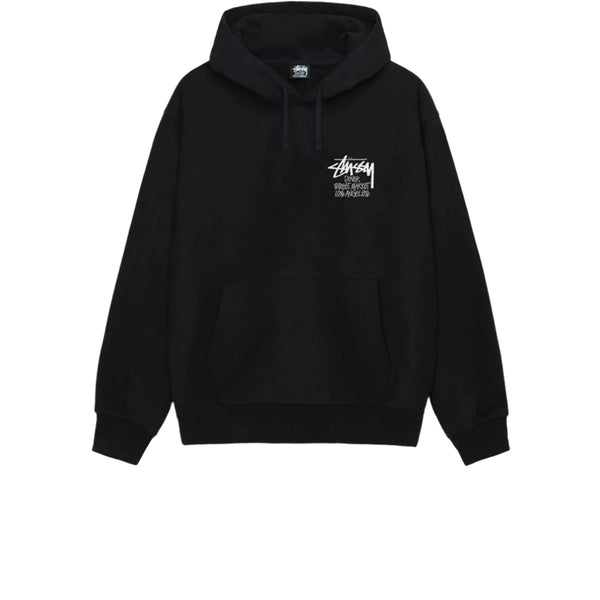 STUSSY DSM LOS ANGELES HOODIE BLACK