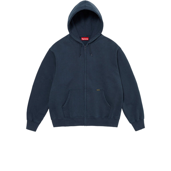 SUPREME WORK ZIP UP HOODED SWEATSHIRT NAVY FW24