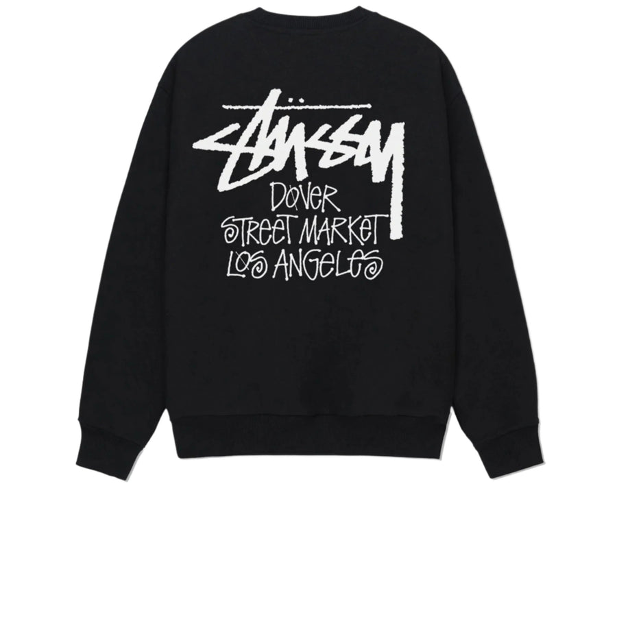 STUSSY DSM LOS ANGELES CREWNECK BLACK