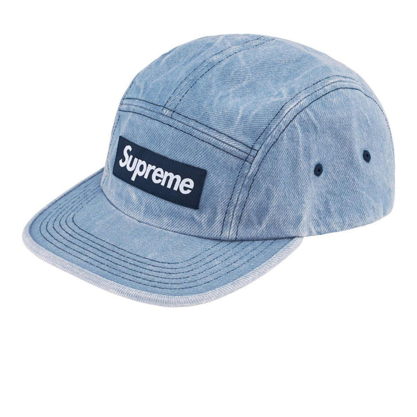 SUPREME WASHED CHINO TWILL CAMP CAP DENIM FW24