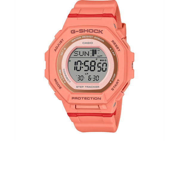 CASIO G-SHOCK G-SQUAD WOMEN CORAL ORANGE GMD-B300SC-4