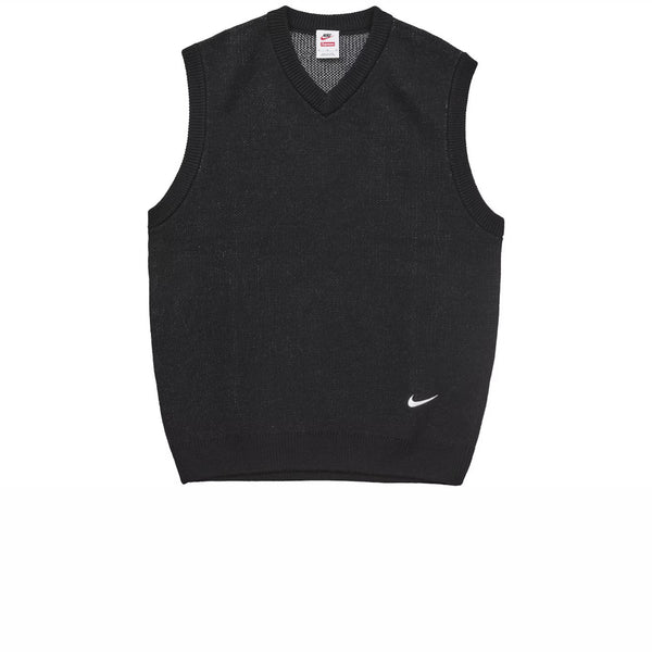 SUPREME X NIKE SWEATER VEST BLACK SS25