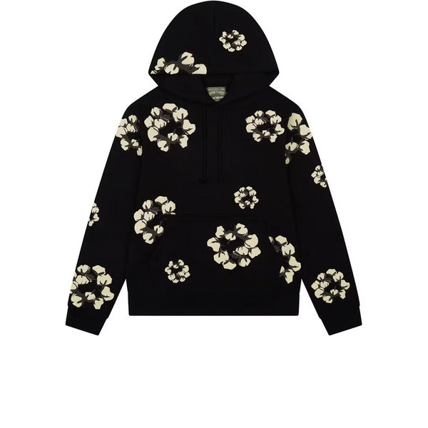 DENIM TEARS X CPFM CACTUS TEARS WREATH HOODIE BLACK FW24