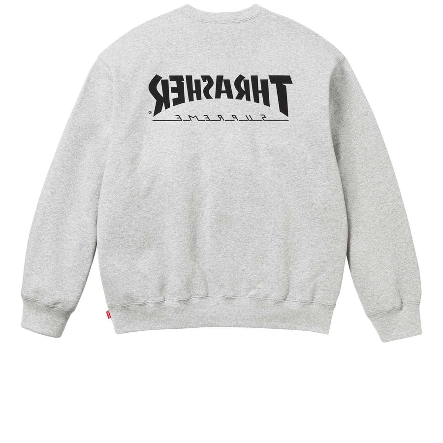 SUPREME THRASHER CREWNECK GREY FW24